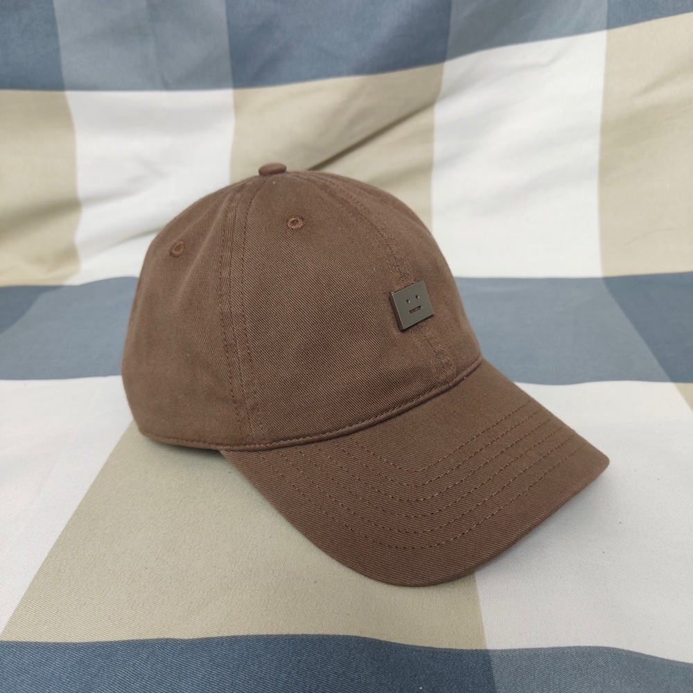 🧢Acne Brown and Silver Minimalist Hat - Picture 2 of 6